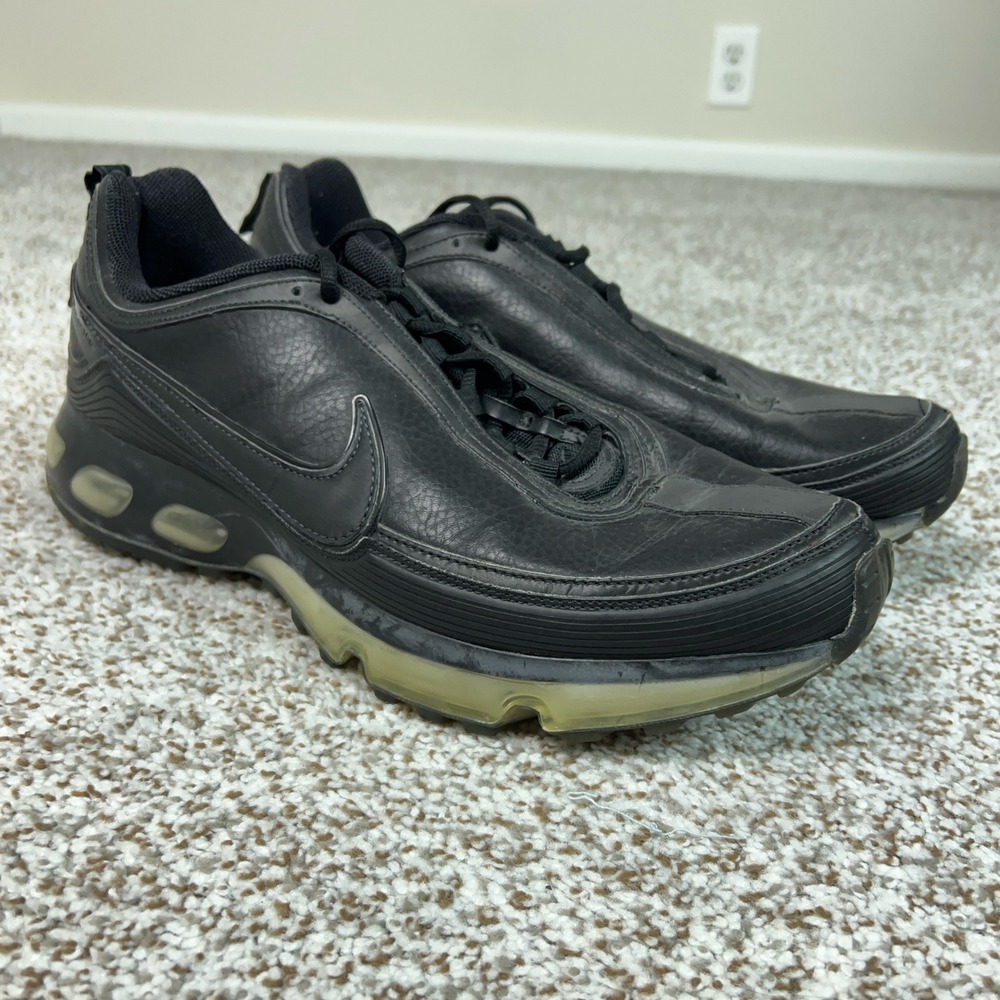 Nike Shoes Mens 12 Black Athletic Leather Air Max 360 II SL Low Top Sneakers